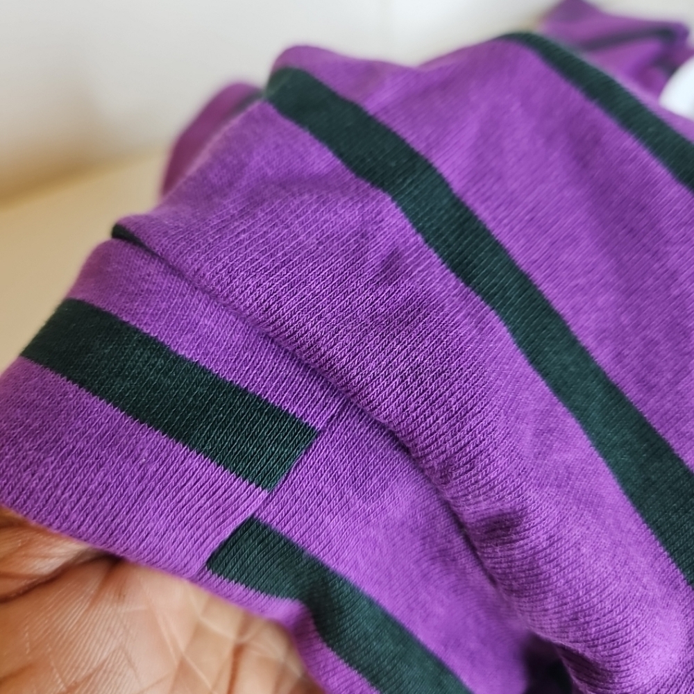🎁 Purple and Black Striped Puppy Cloth Costume - Picture 9 of 9